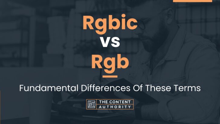 Rgbic Vs Rgb Fundamental Differences Of These Terms