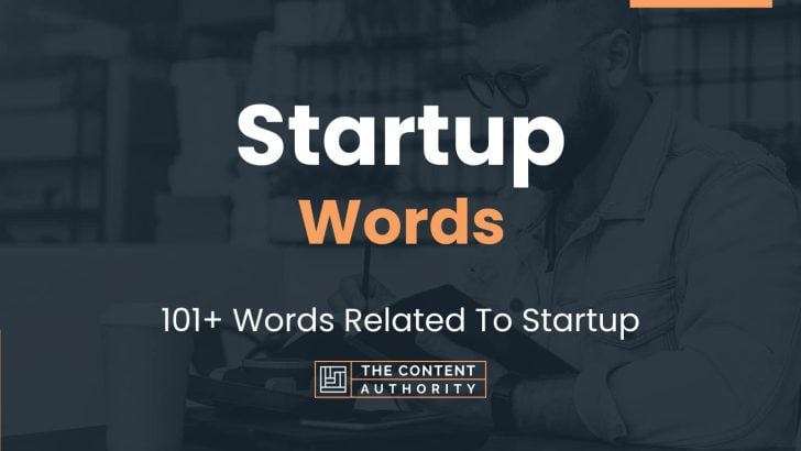 Startup Words Words Related To Startup