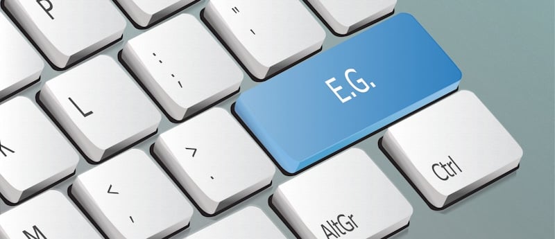 eg on a keyboard