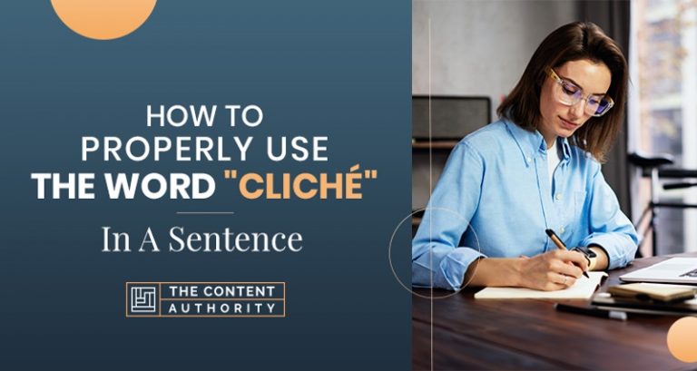 How To Use The Word Cliche