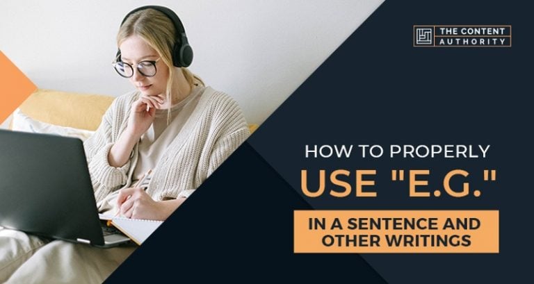 How Do You Use Ie And Eg In A Sentence