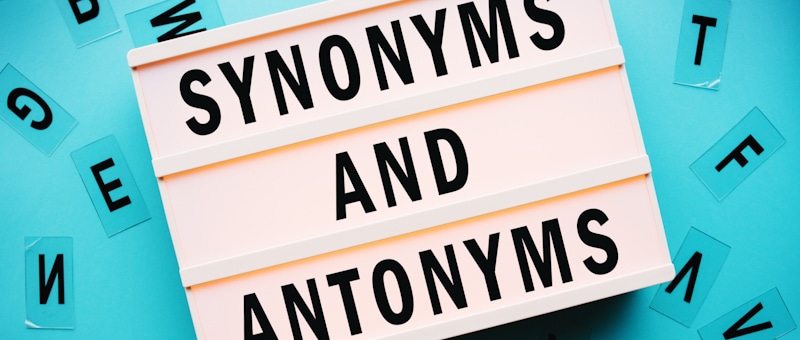 synonyms and antonyms sign in theather letterhead