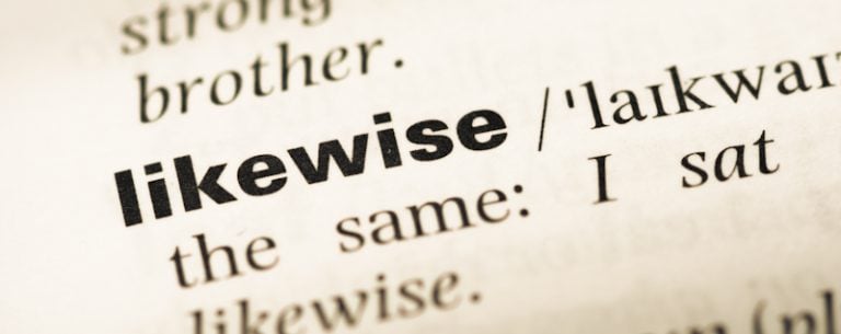 Make Sentences Using The Word Likewise