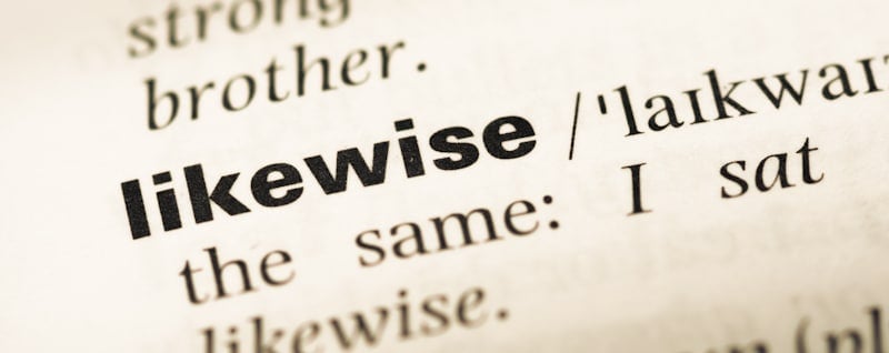 Make Sentence With The Word Likewise