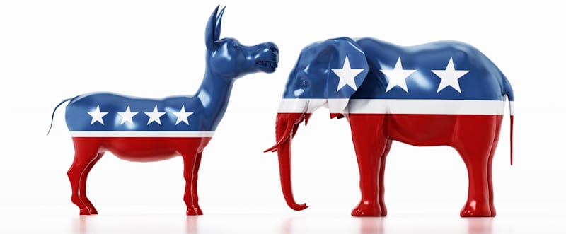 animals representing political parties