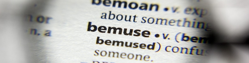 bemuse word in dictionary