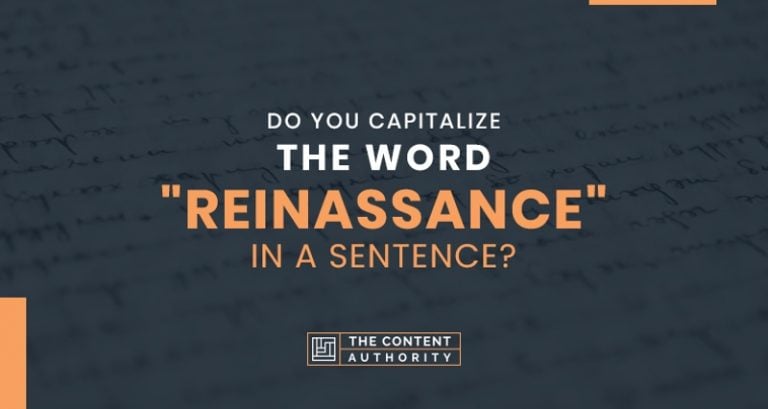 do-you-capitalize-the-word-renaissance-in-a-sentence