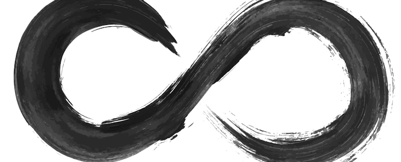 infinity symbol of continuous