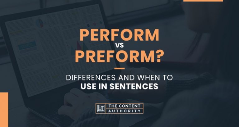 difference between perform and preform