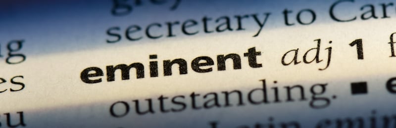 Sentence Using Word Eminent Domain