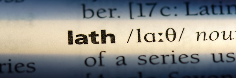 lath in the dictionary