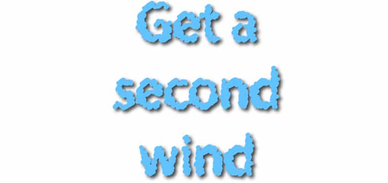 get a second wind sign