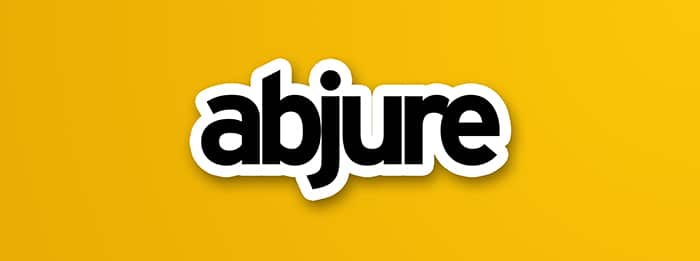 abjure word on yellow