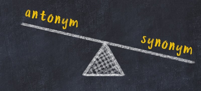 antonym synonym scale