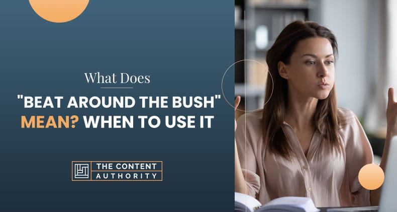 What Does “Beat Around The Bush” Mean? When To Use It