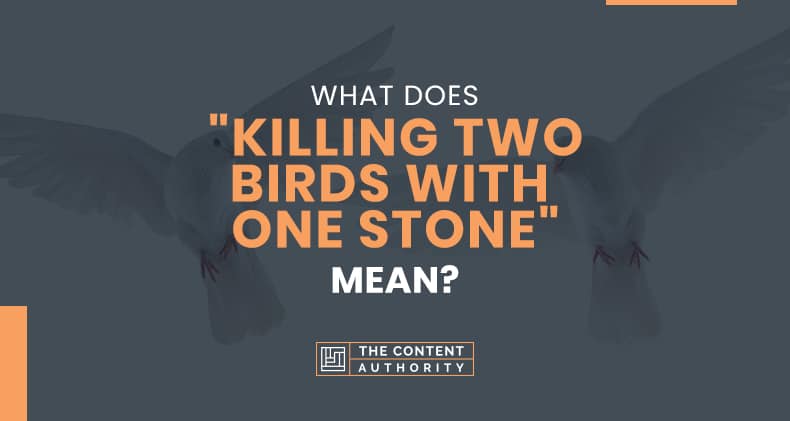 What Does “Killing Two Birds With One Stone” Mean?