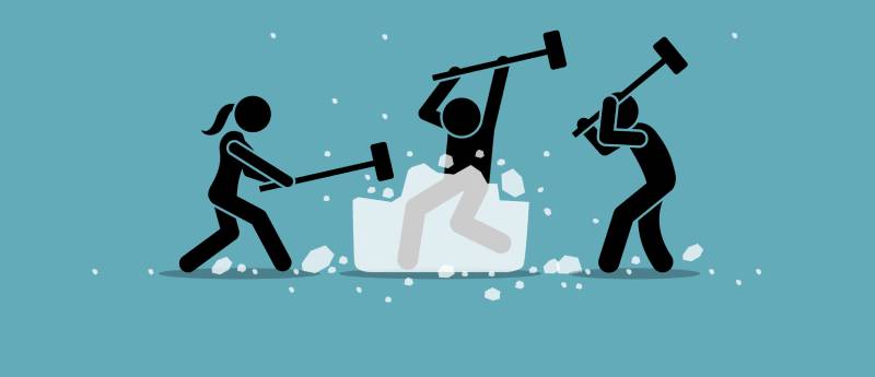 Idiom: Break the ice (meaning & examples)