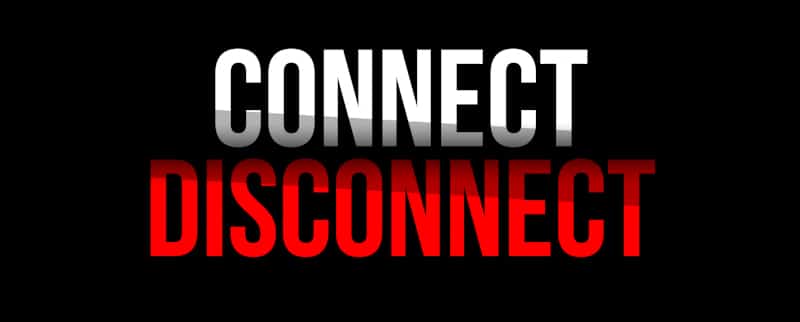 connect disconnect sign