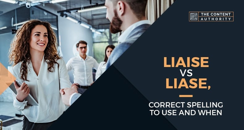 Liaise Vs. Liase, Correct Spelling To Use And When