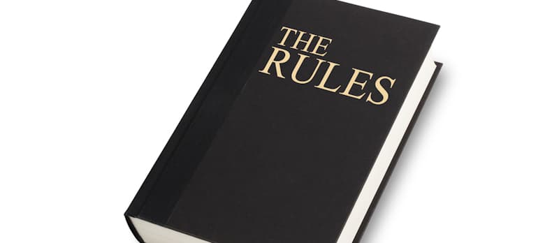 the rules in a book