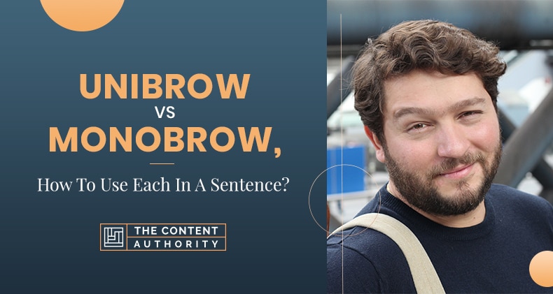 Unibrow Vs Monobrow, How To Use Each In A Sentence?