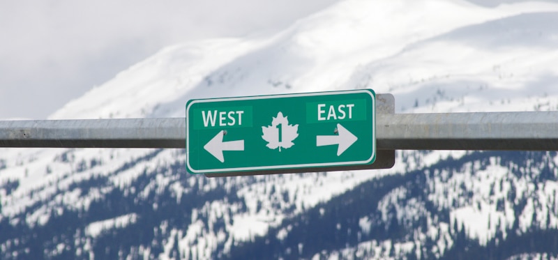 west or east sign