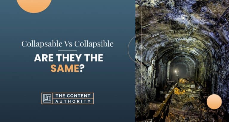 collapsable vs collapsible