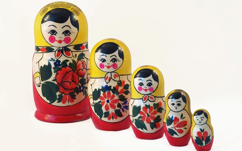 collapsible russian dolls
