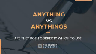 Anything Vs Anythings: Are They Both Correct? Which To Use