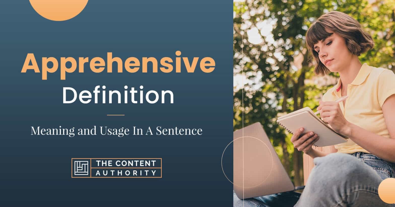 Apprehensive Definition - Meaning and Usage in a Sentence