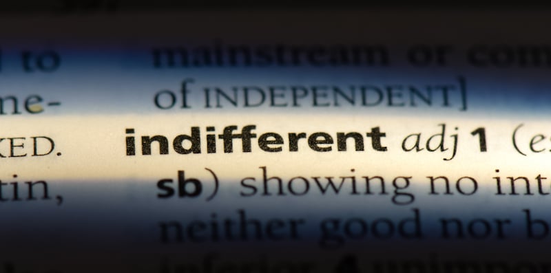 dictionary definition indifferent