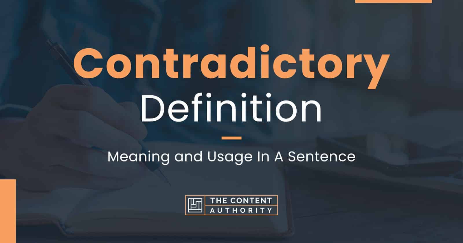 What Is The Meaning Of Contradictory In Hindi