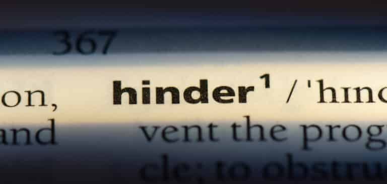 Hinder Definition Biblical