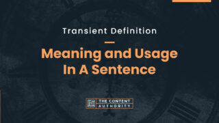 Transient Definition – Meaning and Usage in a Sentence