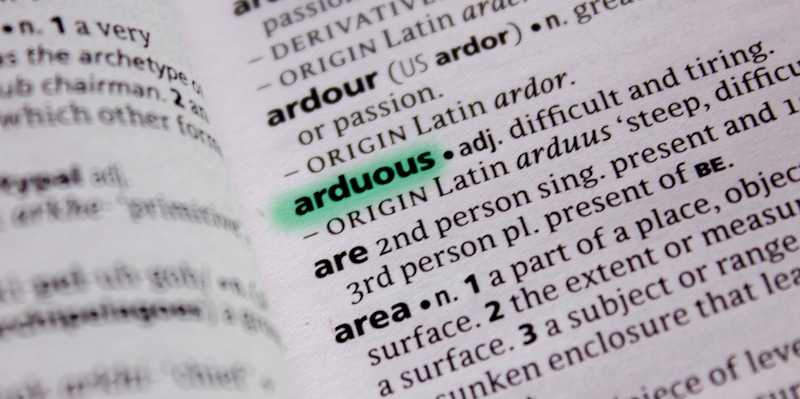 What S The Definition Of Arduous