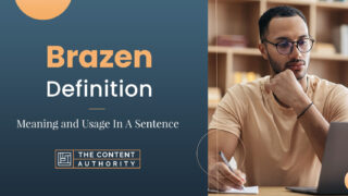 Brazen Definition &#8211; Meaning and Usage In A Sentence