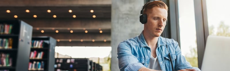 men library headphones