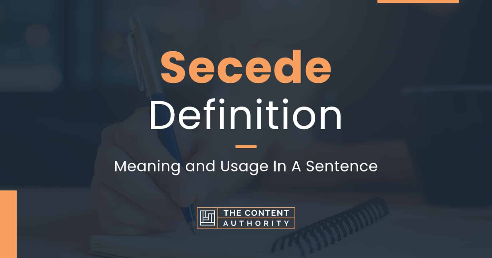 Secede Definition Meaning And Usage In A Sentence