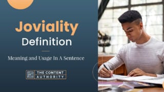 Joviality Definition &#8211; Meaning And Usage In A Sentence