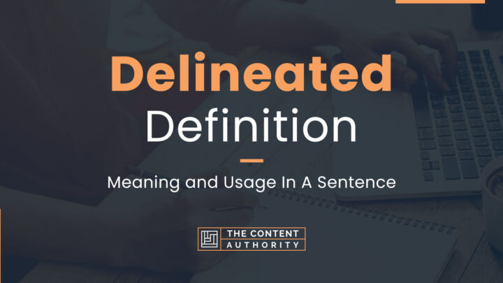 Delineated Definition – Meaning And Usage In A Sentence