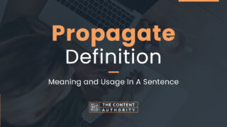 Propagate Definition &#8211; Meaning And Usage In A Sentence