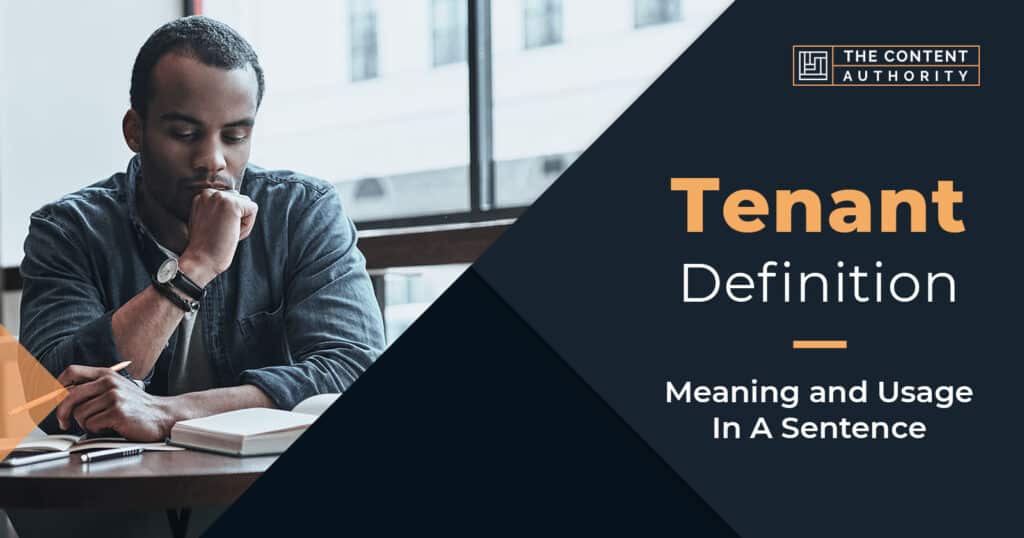 tenant definition