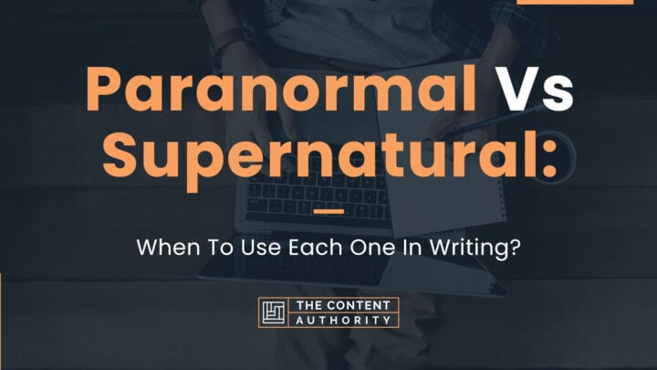 paranormal vs supernatural