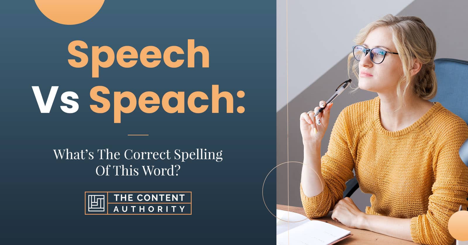 Speech Vs Speach What s The Correct Spelling Of This Word 