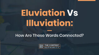 Eluviation Vs Illuviation: How Are These Words Connected?