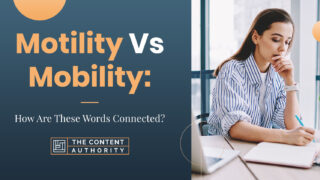 Motility Vs. Mobility: How Are These Words Connected?