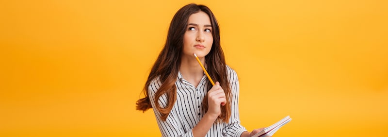 yellow background woman