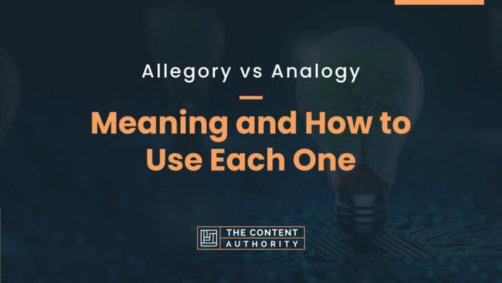 Allegory vs Analogy: Meaning and How to Use Each One