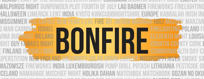 bonfire word