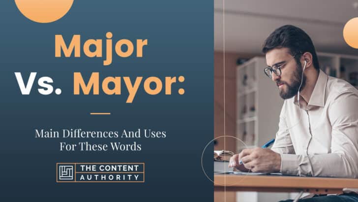 major vs mayor